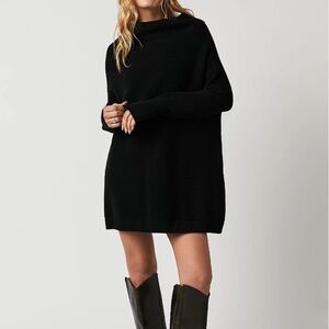 OAK + FORT  Fleece Turtleneck Tunic/Dress Oversized